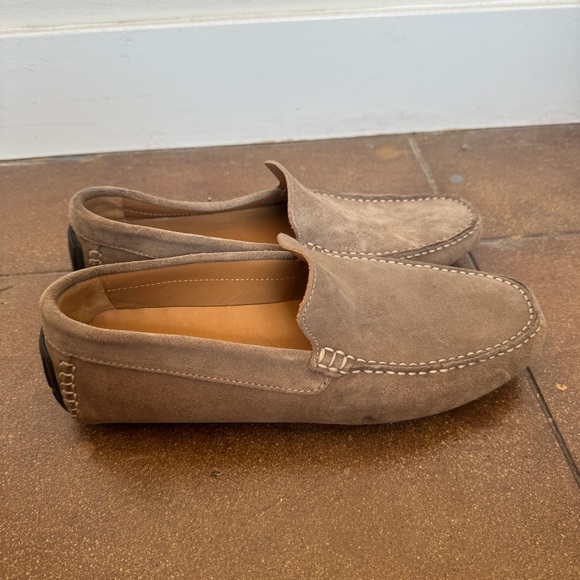 Brand New Cotton & Colors Tan Suede Loafers - Picture 2 of 6